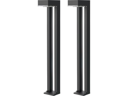 Venkovní solární LED světlo Viking SR07 - 2ks/1000 lm/IP54/2 režimy/teplá bílá