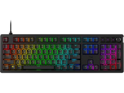 HP HyperX Alloy Rise/Drátová USB/US layout/Černá