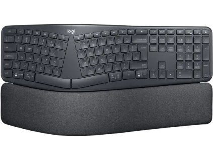 Logitech ERGO K860 for Business/Bezdrátová USB + Bluetooth/US layout/Černá