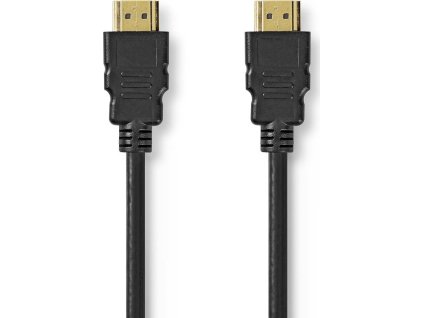 Ultra High Speed HDMI™ Kabel | Konektor HDMI ™ | Konektor HDMI ™ | 8K@60Hz | 48 Gbps | 5.00 m | Kulatý | 8.3 mm | Černá | Label