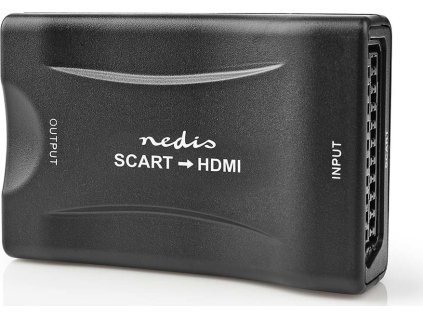 HDMI™ Převodník | SCART Zásuvka | Výstup HDMI ™ | 1cestný | 1080p | 1.2 Gbps | ABS | Černá