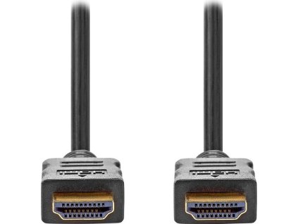 High Speed HDMI™ kabel s Ethernetem | Konektor HDMI ™ | Konektor HDMI ™ | 4K@60Hz | ARC | 18 Gbps | 10.0 m | Kulatý | PVC | Černá | Label