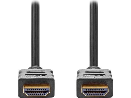 High Speed HDMI™ kabel s Ethernetem | Konektor HDMI ™ | Konektor HDMI ™ | 4K@60Hz | ARC | 18 Gbps | 15.0 m | Kulatý | PVC | Černá | Label