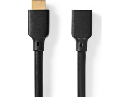 Ultra High Speed HDMI™ Kabel | Konektor HDMI ™ | Výstup HDMI™ | 8K@60Hz | 48 Gbps | 2.00 m | Kulatý | 7.9 mm | Černá | Box