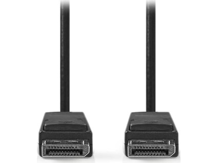 Displayport kabel | DisplayPort Zástrčka | DisplayPort Zástrčka | 4K@60Hz | Poniklované | 3.00 m | Kulatý | PVC | Černá | Label