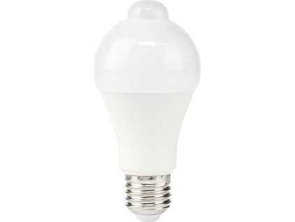 LED žárovka E27 | A60 | 8.5 W | 806 lm | 3000 K | Bílá | Retro styl | Matné | Detekce pohybu | 1 kusů