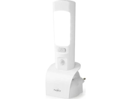 Orientační LED Svítilna | Síťové napájení | 220 - 240 V AC 50 Hz | 1.3 W | Dobíjecí | Jmenovitý světelný tok: 37 lm | Dosah svitu: 3 m | Úhel paprsku: 71 ° | LED svítilna