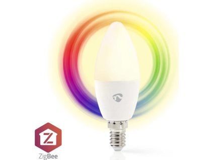 SmartLife Plnobarevná Žárovka | Zigbee 3.0 | E14 | 470 lm | 4.9 W | RGB / Teplé až chladné bílé | 2200 - 6500 K | Android™ / IOS | Svíčka | 1 kusů