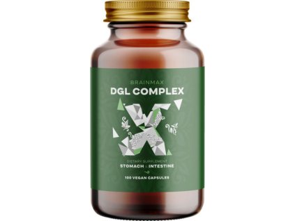 BrainMax Deglycyrrhizinovaná lékořice DGL Complex, kapsle