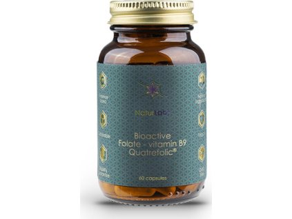 NaturLabs Folát bioaktivní Quatrefolic®, kapsle