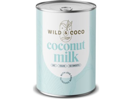 Wild & Coco Kokosové mléko BIO (17% tuku)