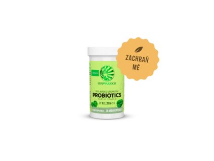Sunwarrior Probiotika s PreforPro® prebiotiky, kapsle, ZACHRAŇ MĚ