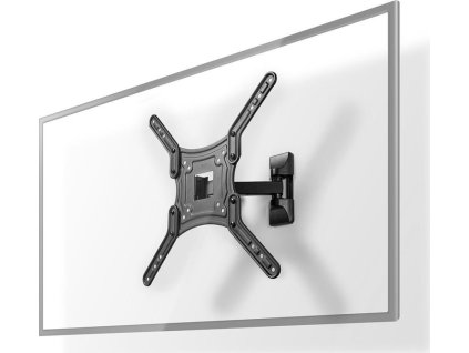 Nástěnný TV Držák Full Motion | 23 - 55 " | Maximální podporovaná hmotnost obrazovky: 30 kg | Naklápěcí | Otočné | Minimální vzdálenost od stěny: 67 mm | Maximální vzdálenost od stěny: 197 mm | 2 Otočný bod(y) | ABS / Ocel | Černá