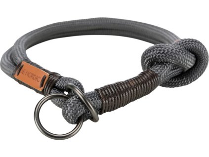 BE NORDIC polostahovací obojek, tmavošedá/hnědá