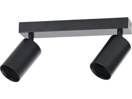 IMMAX PUNTO-2 stropní, nástěnné bodové svítidlo, 2 hlavy, černé, pro zdroj typu GU10