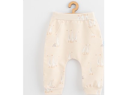 Kojenecké bavlněné tepláčky New Baby Husičky 68 (4-6m)