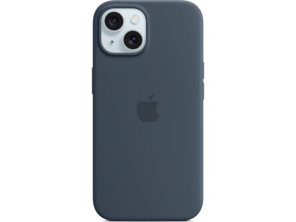 iPhone 15+ Silicone Case with MagSafe - Storm Blue
