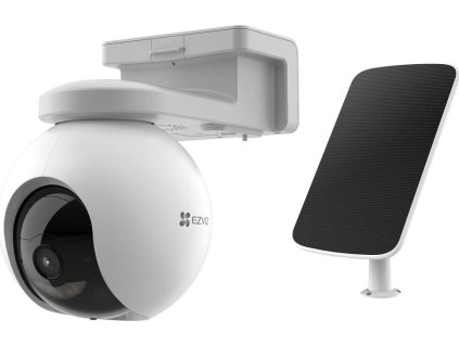 EZVIZ IP kamera HB8 kit/ PTZ/ Wi-Fi/ 4Mpix/ krytí IP65/ objektiv 4mm/ H.265/ IR přísvit až 15m/ bílá + solární panel F