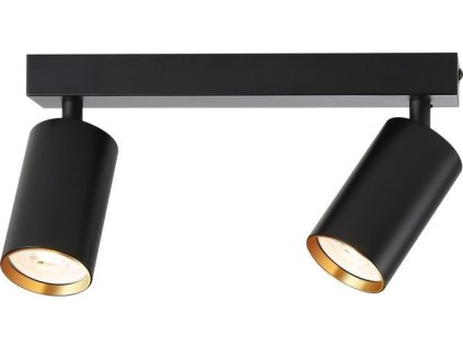 IMMAX NEO PUNTO-2 SMART bodové svítidlo černé zlaté zdroj GU10 4,8W, RGB+CCT, Zigbee 3.0, TUYA