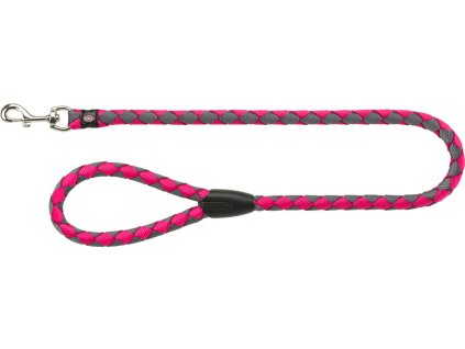 Vodítko CAVO kulaté - fuchsie/grafit