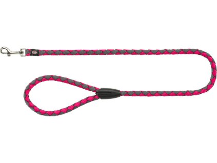 Vodítko CAVO kulaté - fuchsie/grafit