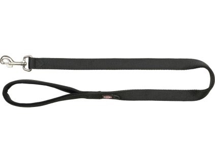 Vodítko PREMIUM s vyplněnou rukojetí - černá