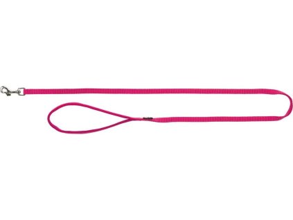 Vodítko PREMIUM s vyplněnou rukojetí - fuchsie