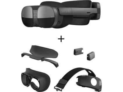HTC VIVE XR Elite Brýle pro VR+ XR virtuální + smíšenou realitu /4K/ 6DoF/ 110°/ 90Hz/ 625g/ 2x ovládač/ baterie