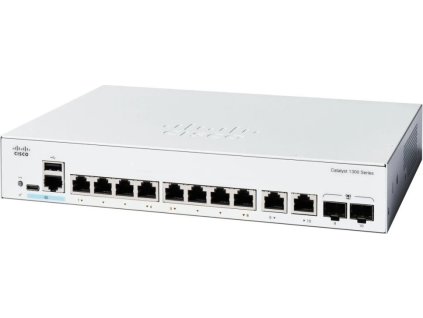 Cisco Catalyst switch C1300-8T-E-2G   8xGbE,2xGbE/SFP combo,fanless