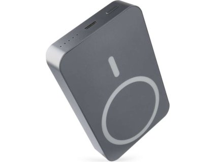 Powerbanka EMOS WI 1046, 10 000 mAh, 20 W+Wireless, šedá