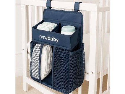 Organizér na postýlku TinyTidy New Baby modrý