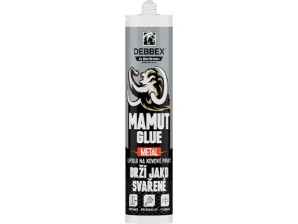 MAMUT GLUE Metal 290 ml kartuše kovově šedá