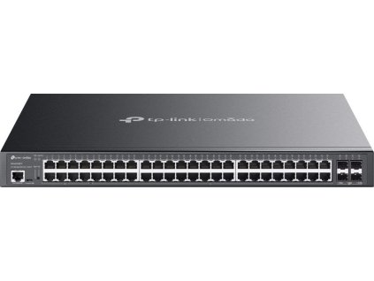 TP-Link SG3452XMPP, Omada 48-Port Gigabit Smart PoE Switch, 40x PoE+, 8x PoE++, 4x 10GB SFP+, 750W PoE budget