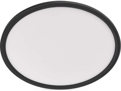 LED přisazené svítidlo FLORI kruhové, černé, 22W, neutrální bílá