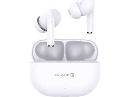 Swissten bluetooth tws sluchátka pro tune bílá