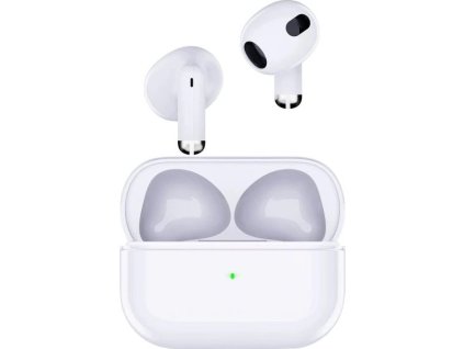 Swissten bluetooth tws sluchátka minipods bílá