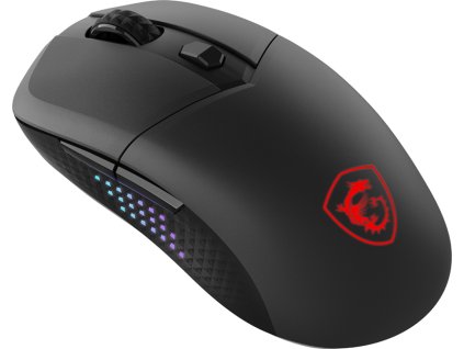 MSI herní myš VERSA 300 Elite Wireless/ bezdrátová/ 26.000 dpi/ 2,4GHz/ BT5.3/ USB/ RGB podsvícení/ 6 tlačítek