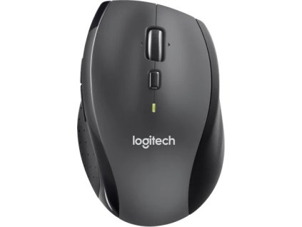 Logitech Marathon M705/Kancelářská/Optická/Pro praváky/1 000 DPI/Bezdrátová USB/Černá