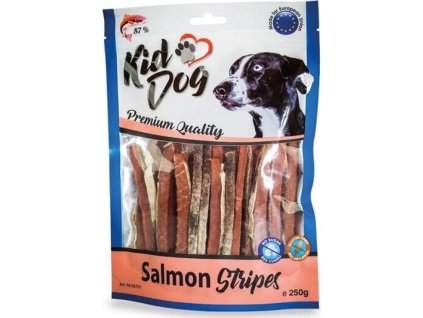KIDDOG 100% losos v proužku 250 g