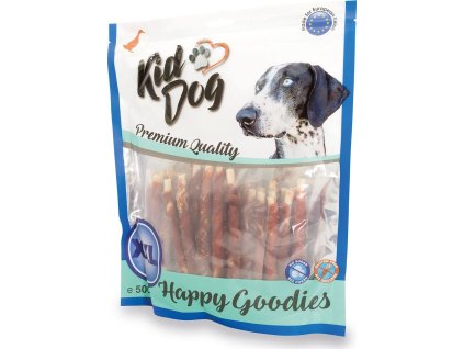 KIDDOG kachní masíčko na buvolí tyčince - 8 mm/12 cm 500 g