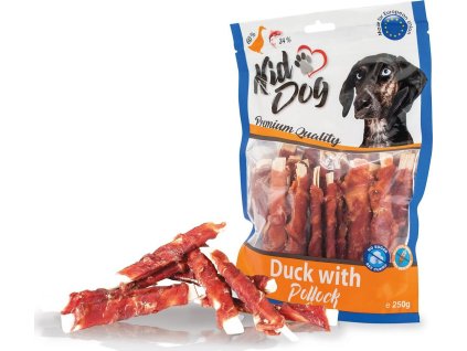 KIDDOG kachní masíčko na plátku z tresky 250 g
