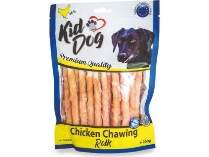 KIDDOG kuřecí masíčko na buvolí tyčince - 8 mm/12 cm 250 g