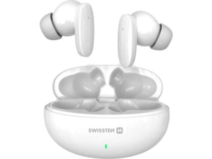 Swissten bluetooth TWS sluchátka Sonic - bílá