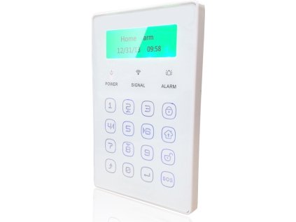 iGET SECURITY P13 - externí bezdrátová klávesnice s LCD displejem pro alarm M3B a M2B