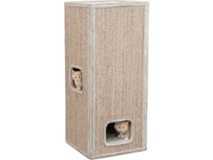 Škrabací věž JUNO, 3 patra, 116 cm, šedá