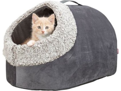 Kukaň CALIDA  50 x 30 x 35 cm, s tepelně reflexní vložkou, šedá/bílo-černá