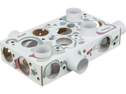 Cat Activity Paws'n'Treats Box - interaktivní hra pro kočky, 35 x 7 x 2 cm, karton
