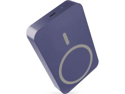 EMOS POWERBANKA WI 1046, bezdrátové nabíjení 20W, 10.000mAh, MODRÁ, 1xUSB-C