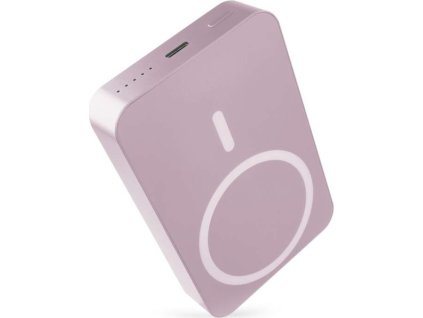 EMOS POWERBANKA WI1046, bezdrátové nabíjení 20W, 10.000mAh, LOSOSOVÁ, 1xUSB-C