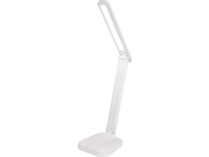 LED stolní lampa AMY, nabíjecí, bílá